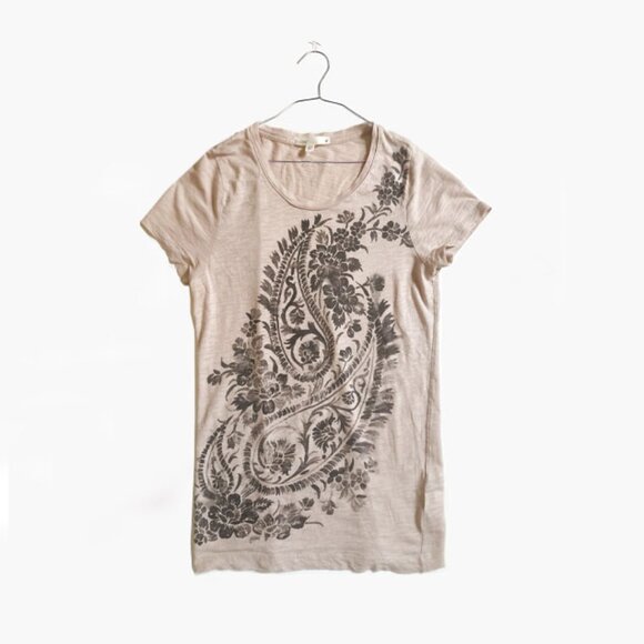 J.CREW Vintage cotton T-shirt, Floral, S - Picture 1 of 5